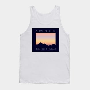 4x4 Offroad Adventure - Pastel Skies Tank Top